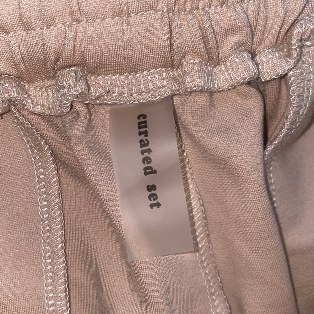 High Waist Straight Leg Cargo Pants Tan - XL - Picture 7 of 8